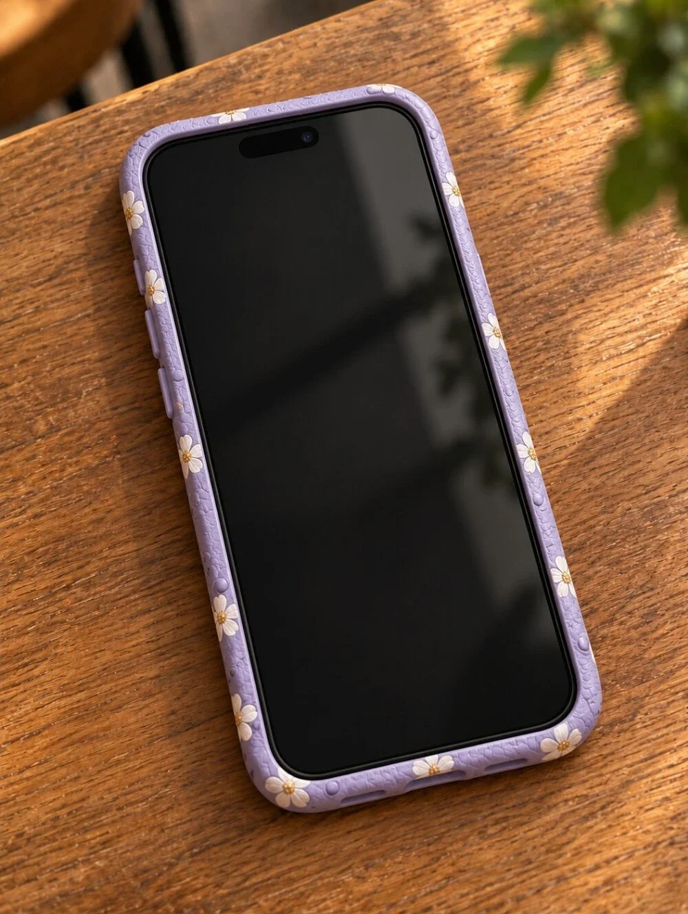 Apple Lavender Daisy iPhone Case